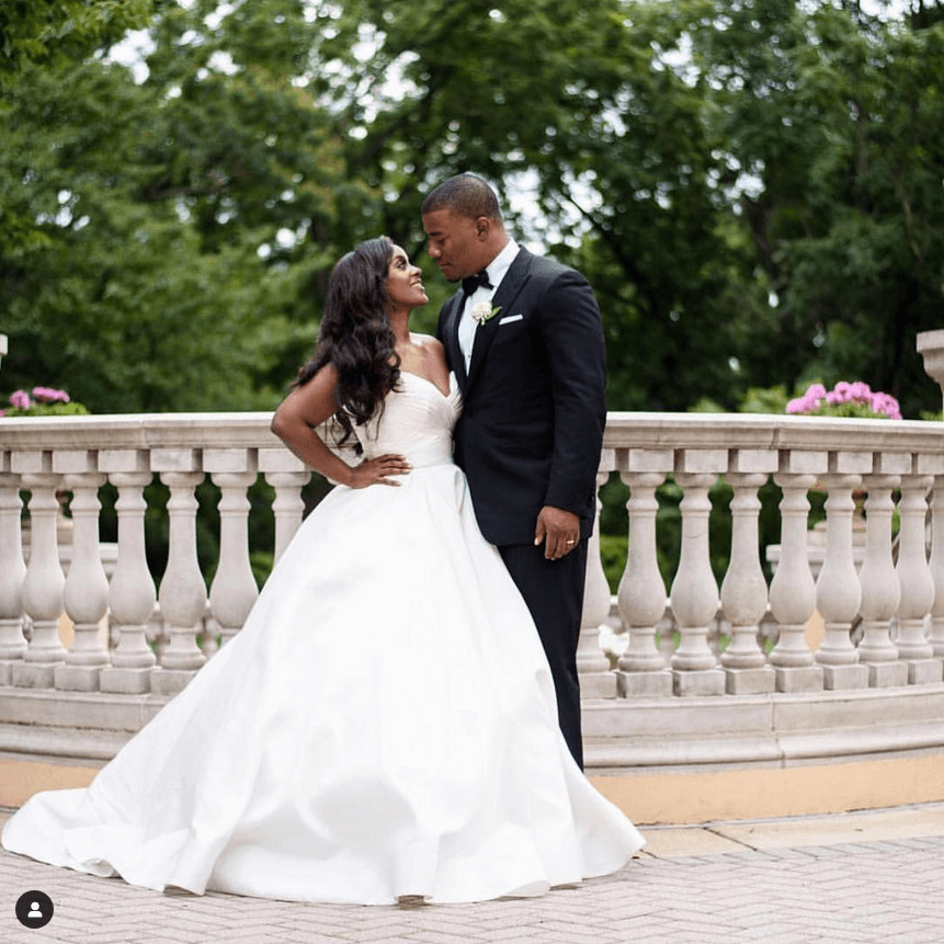 Elegant wedding reception details